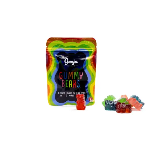 Ganja Bears (150mg THC) - Blue Raspberry - Image 3