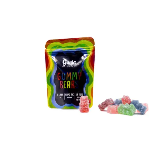 Ganja Bears (150mg THC) - Sour Strawberry - Image 2