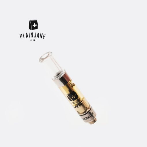 Plain Jane 1g Vape Cartridges - Green Crack (Sativa) energizes your day with the sharp