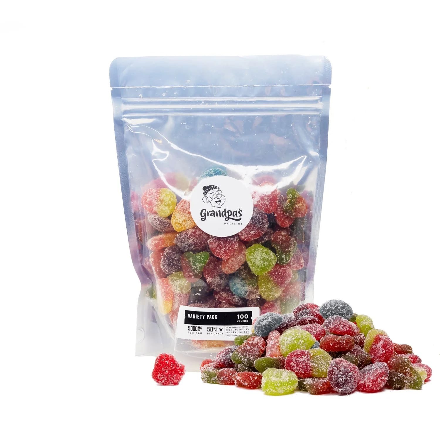 Grandpa's Medicine - The Monster Pack (5000mg) is packed with a massive 5000mg of cannabinoids