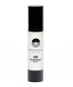 Discover deep relaxation with Marena Wellness Infused CBD Massage Oil (300mg)