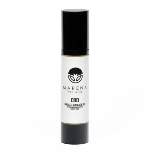 Discover deep relaxation with Marena Wellness Infused CBD Massage Oil (300mg)